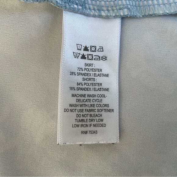 Laura Ashley Skort XS Blue Floral Golf Tennis
Pickleball Comfort Pull On Pocket - Picture 7 of 7